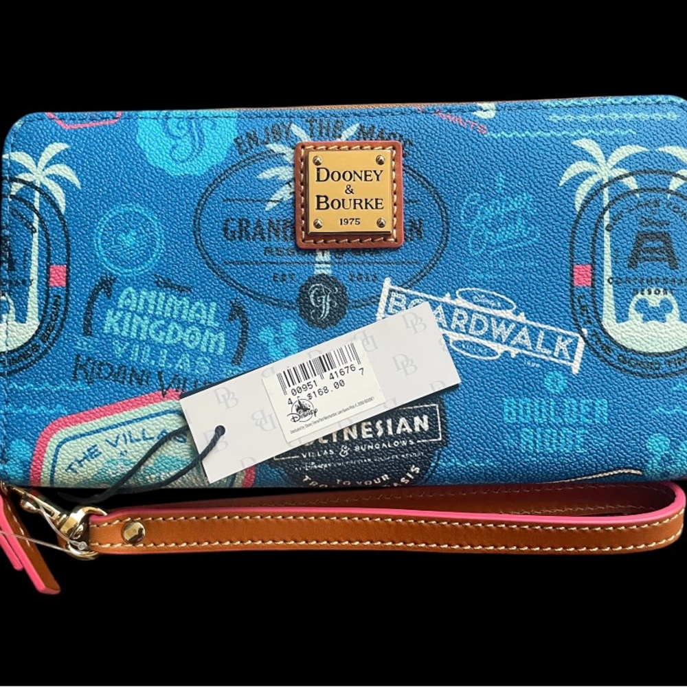 Dooney & Bourke Disney DVC Wristlet Wallet Leather NWT